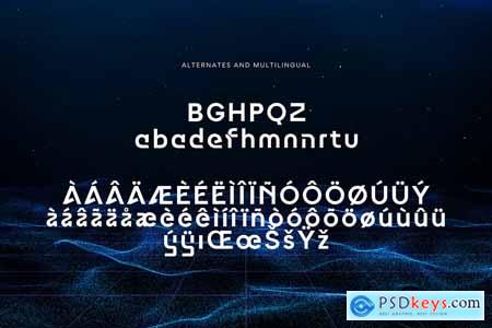 Grande Modern Geometric Font