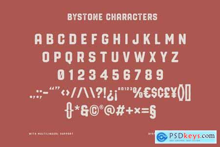 Bystone - Vintage Display Sans Serif