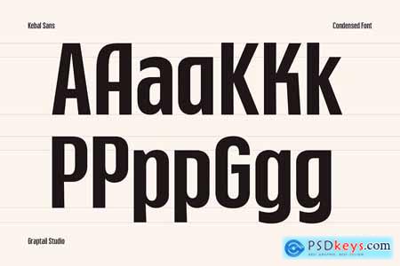 Kebal Sans - Condensed Font