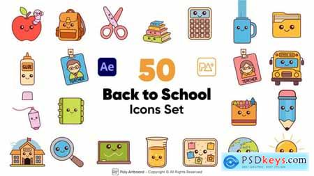 Back To School Icon Set For After Effects 59198882