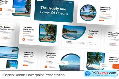 Beach Ocean Powerpoint Presentation