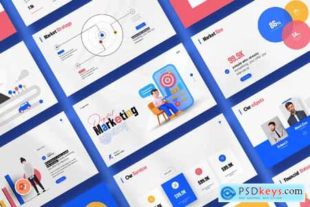 Digital Marketing Strategy PowerPoint Template