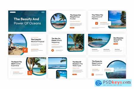 Beach Ocean Powerpoint Presentation