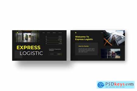 Express Logistic - Expedition Powerpoint Templates