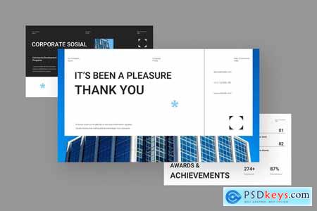 Black Minimalist Real Estate Company Profile 002