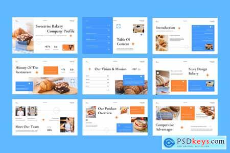 White Blue Modern Bakery Shop Company Profile 002