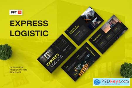 Express Logistic - Expedition Powerpoint Templates