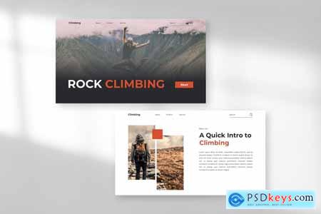 Rock Climbing - Hiking Powerpoint