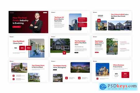 Red Real Estate Powerpoint