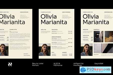 Minimal Resume And Cover Letter