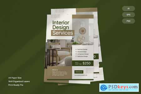 Interior Design Service - Flyer