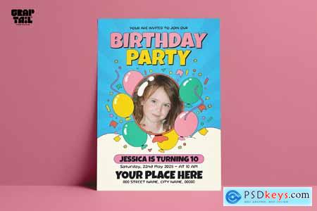 Happy Brithday Flyer ZUSJ4EU