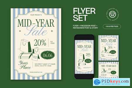 Mid Year Sale Flyer