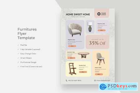 Furniture Flyer Template Design