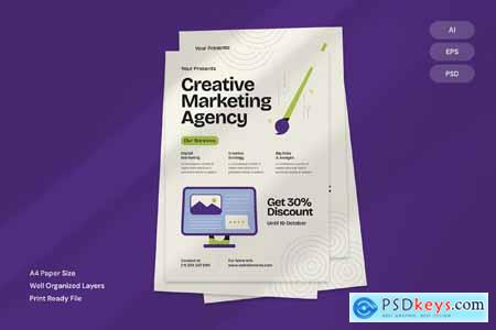Creative Marketing Agency - Flyer
