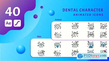 collection of dental icon characters 59235798