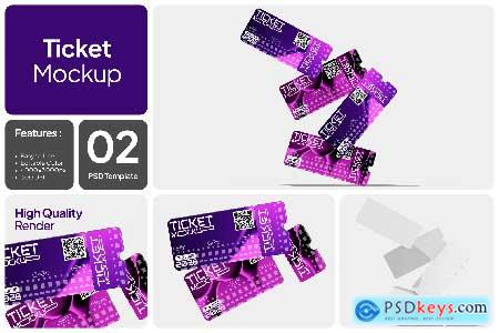 Event Ticket Mockup