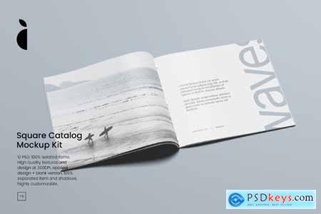 Square Catalog Mockup Kit