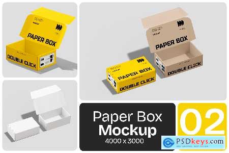 Paper Box Mockup