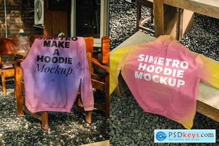 Hoodie Mockup Outdoor Scene - VOL