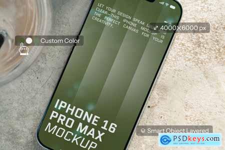 Iphone 16 Pro Max Mockup - VOL QP5LHS4