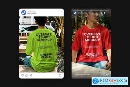 Oversize T-Shirt Mockup - VOL 7TMPPYN