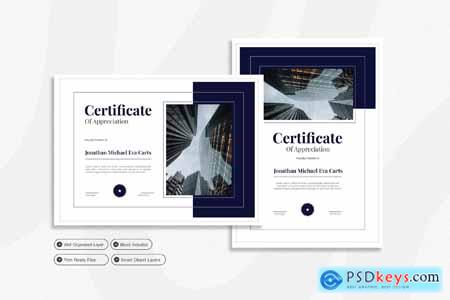 Royal Blue - Certificate