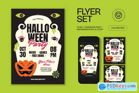 Halloween Party Flyer GNVXVMZ