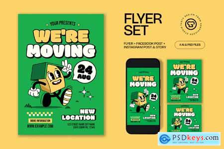 We're Moving Flyer F396XFU