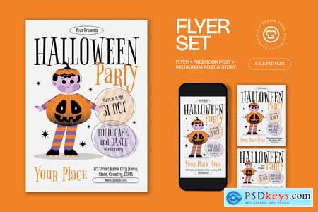 Halloween Party Flyer A79U6WJ