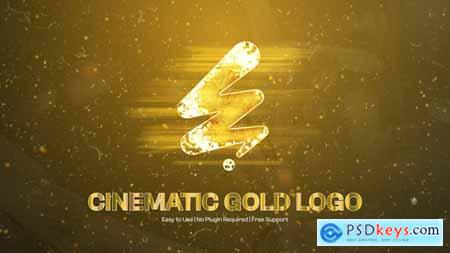 Cinematic Gold Logo Reveal 59289680