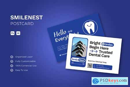 SmileNest Dental - Postcard