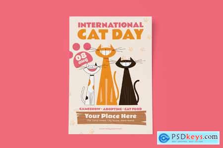 International Cat Day Flyers