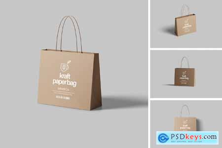 Kraft Paper Bag Mockup