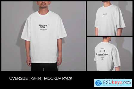 Oversize T-shirt Mockup Pack PMZQR52