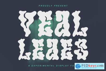 Vealleaes Experimental Display Font