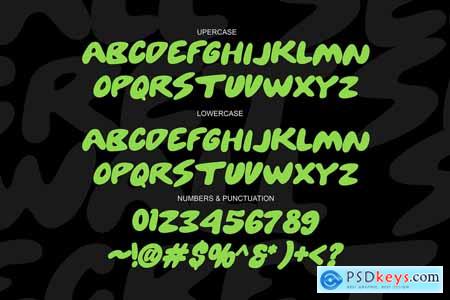 Wall Secret  Freestyle Graffiti Font