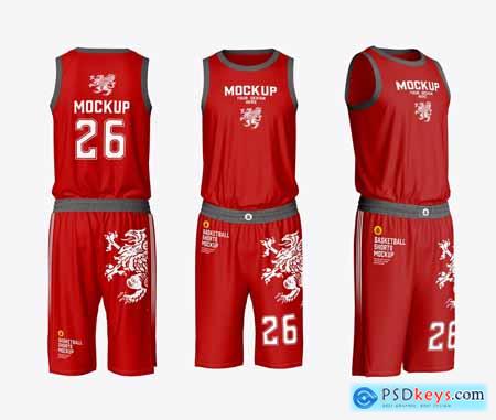 Basketball Sports Uniform Mockup