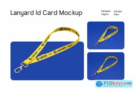 Lanyard Id Card Holder Mockup Set