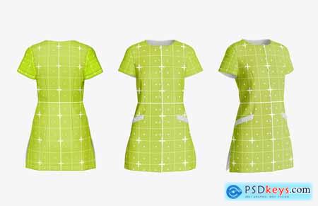 Spa Staff Uniform Mockup