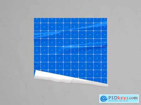 Square Sticker Mockup Set