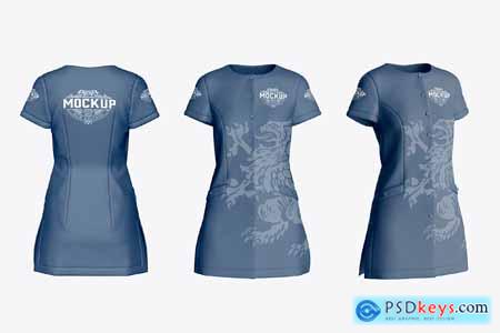 Spa Staff Uniform Mockup