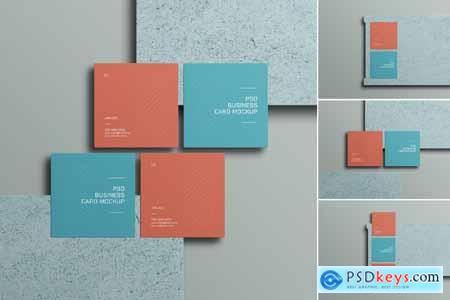 Elegant Business Card Branding Mockup Set