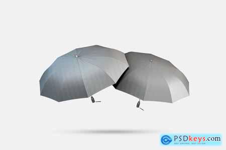 Opened Umbrella Mockup Set