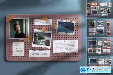Photography Moodboard Mockup Set