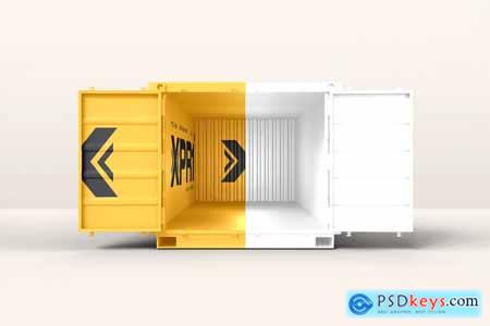 Shipping Container Mockup Set