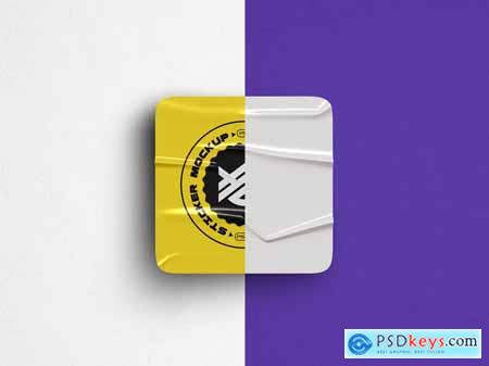 Sticker Branding Mockup Set NPS9CG6