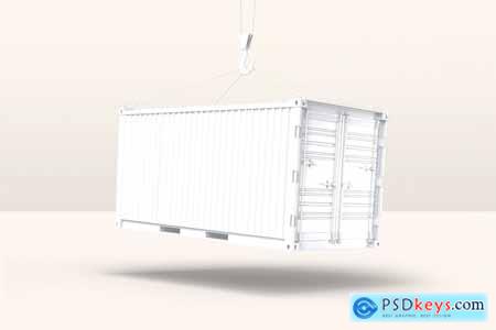 Shipping Container Mockup Set