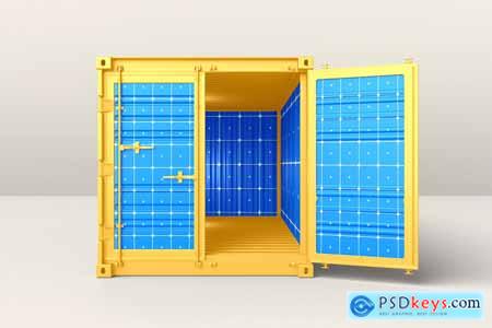 Shipping Container Mockup Set