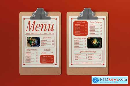 Fast Food Menu